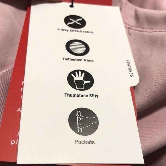 SPYDER Active Pullover Hoody Women's Light Dusty Pink Size Medium NWT - Picture 8 of 8